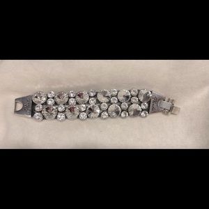 Plunderdesign Rhinestones/Silver bracelet